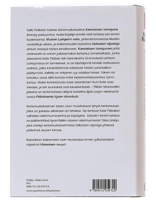 Kannaksen lomajuna - Kalle Päätalo - Romaanit ja novellit - 10105612173 - 1