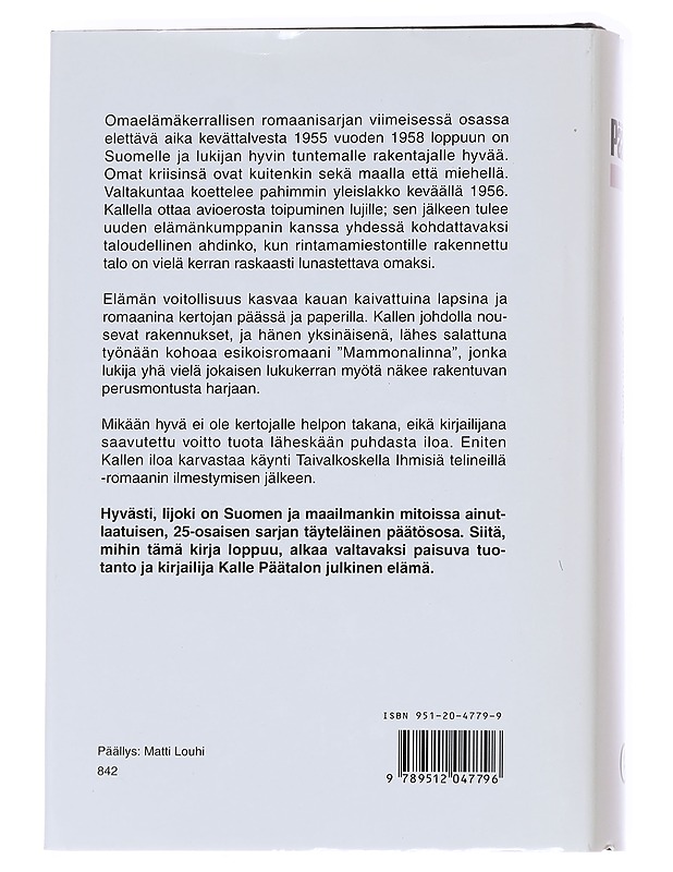 Hyvästi, Iijoki - Kalle Päätalo - Romaanit ja novellit - 10105612184 - 1