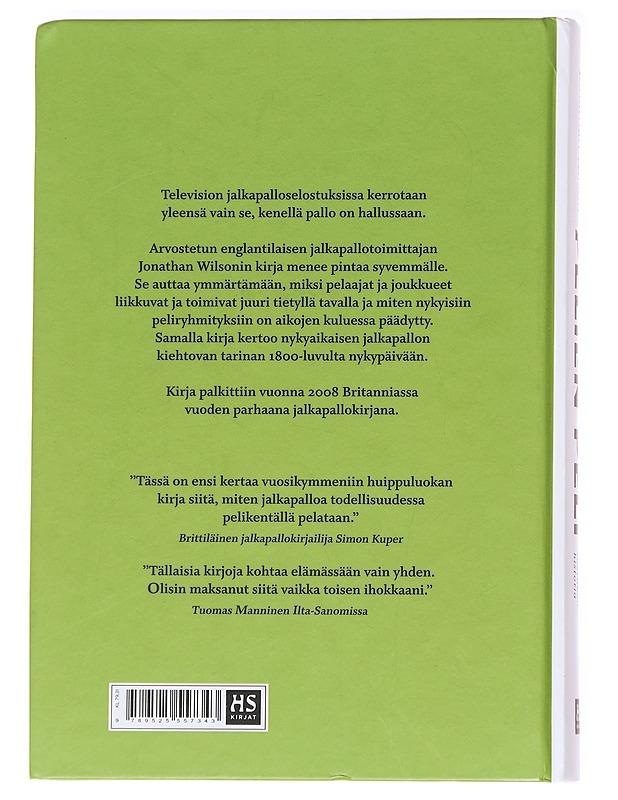 Pelien peli : jalkapallon taktiikan historia - Wilson, Jonathan - Historiakirjat - 10105612254 - 1
