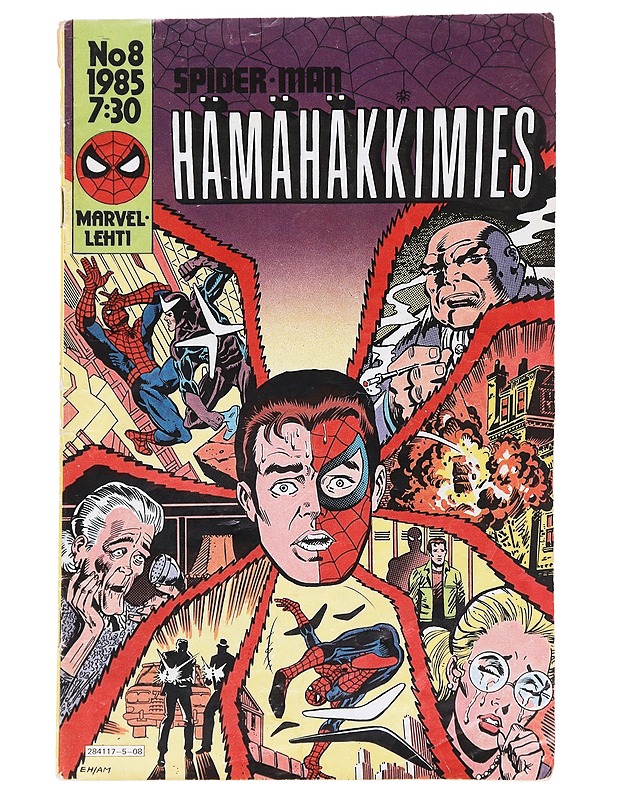 Hämähäkkimies N:o 8/1985 - Lehdet - 10105612264 - 0