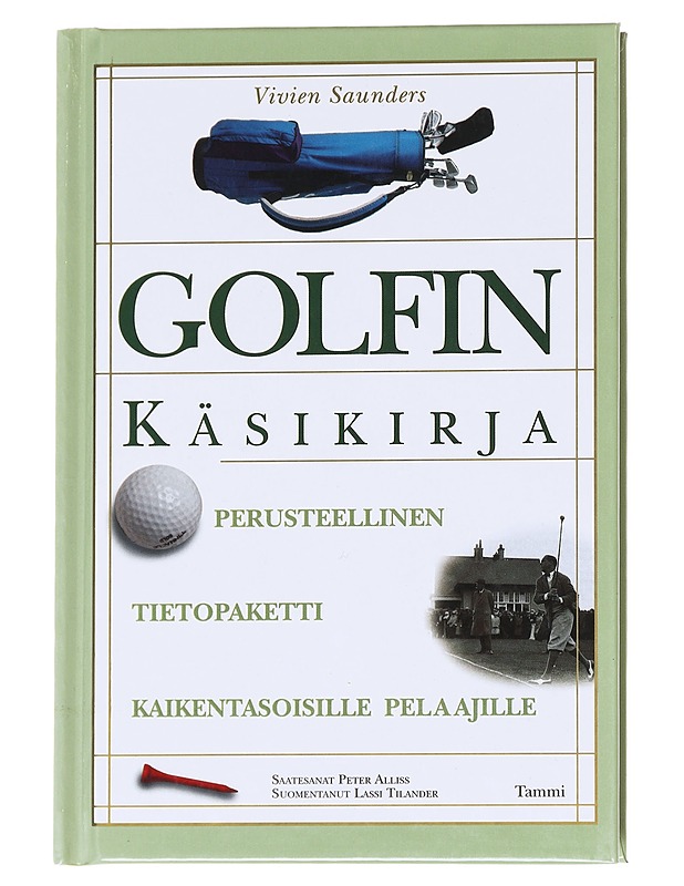 Golfin käsikirja - Vivien Saunders - Kirja lahjaksi - 10105612298 - 0