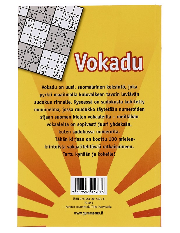 Vokadu - Veijo Wirén  - Harrastekirjat - 10105612308 - 1