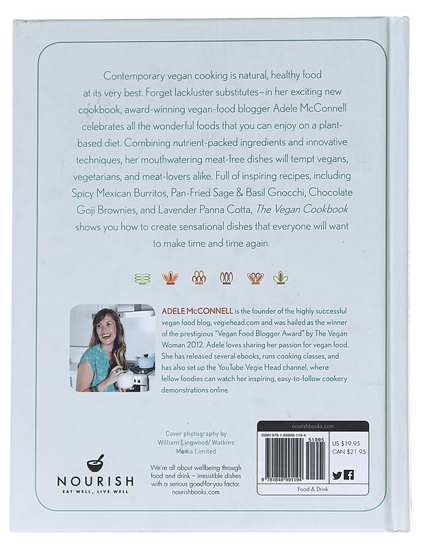 The Vegan Cookbook - Adele McConnell - Kirja lahjaksi - 10105612322 - 1