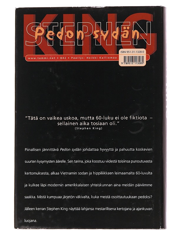 Pedon sydän - Stephen King - Jännitys ja dekkarit - 10105612326 - 1