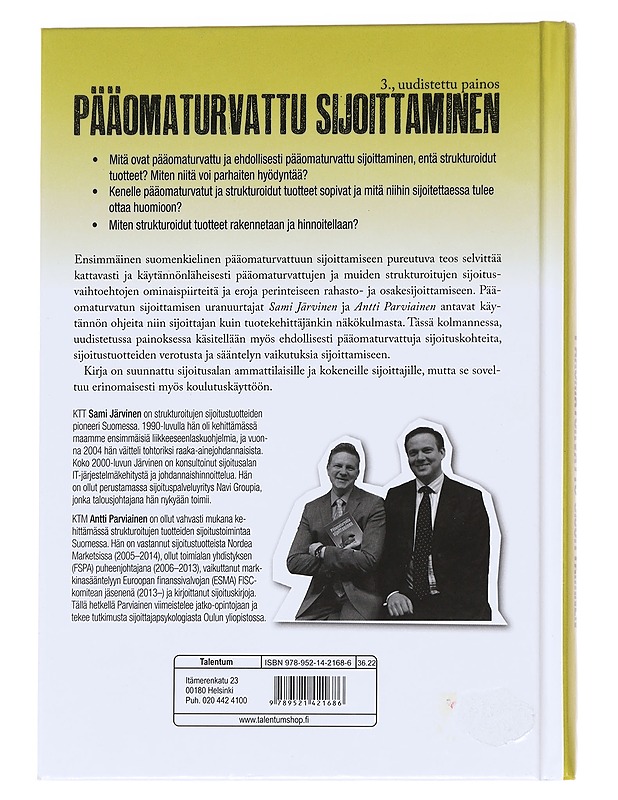 Pääomaturvattu sijoittaminen - Sami Järvinen - Tietokirjat ja oppaat - 10105612348 - 1