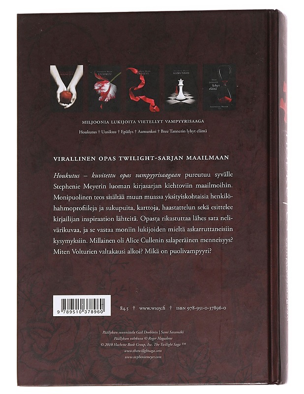 Houkutus / kuvitettu opas vampyyrisaagaan - Meyer, Stephenie - Tietokirjat - 10105612363 - 1
