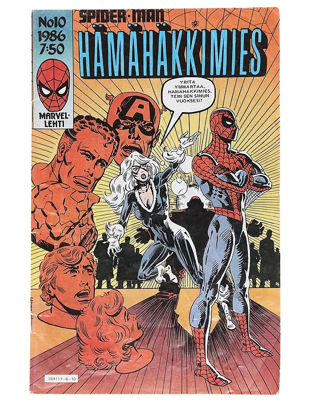 Hämähäkkimies N:o 10/1986 - Sarjakuvat - 10105612390 - 0