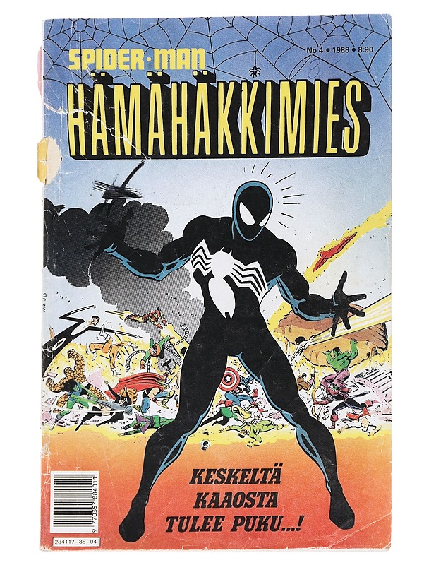 Hämähäkkimies N:o 4/1988 - Sarjakuvat - 10105612425 - 0