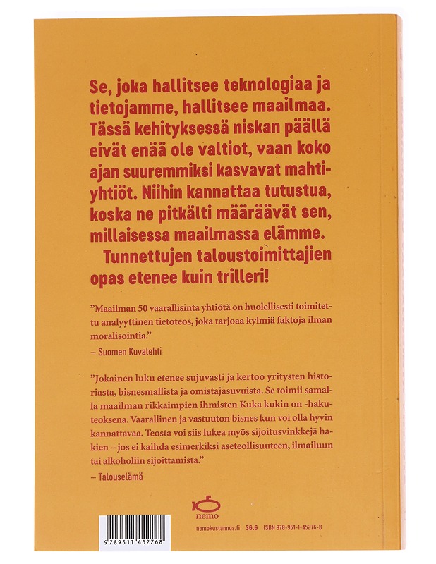 Maailman 50 vaarallisinta yhtiötä - Raeste, Juha-Pekka - Tietokirjat ja oppaat - 10105612438 - 1