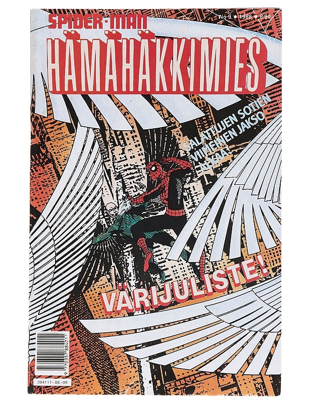 Hämähäkkimies N:o 9/1988 - Lehdet - 10105612443 - 0