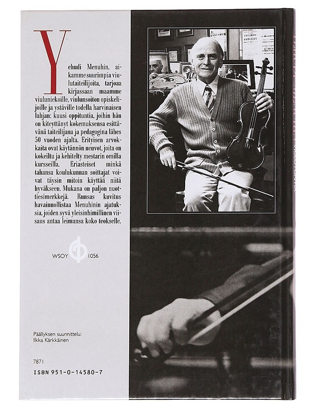 Kuusi viulutuntia - Menuhin, Yehudi - Tietokirjat ja oppaat - 10105612484 - 1