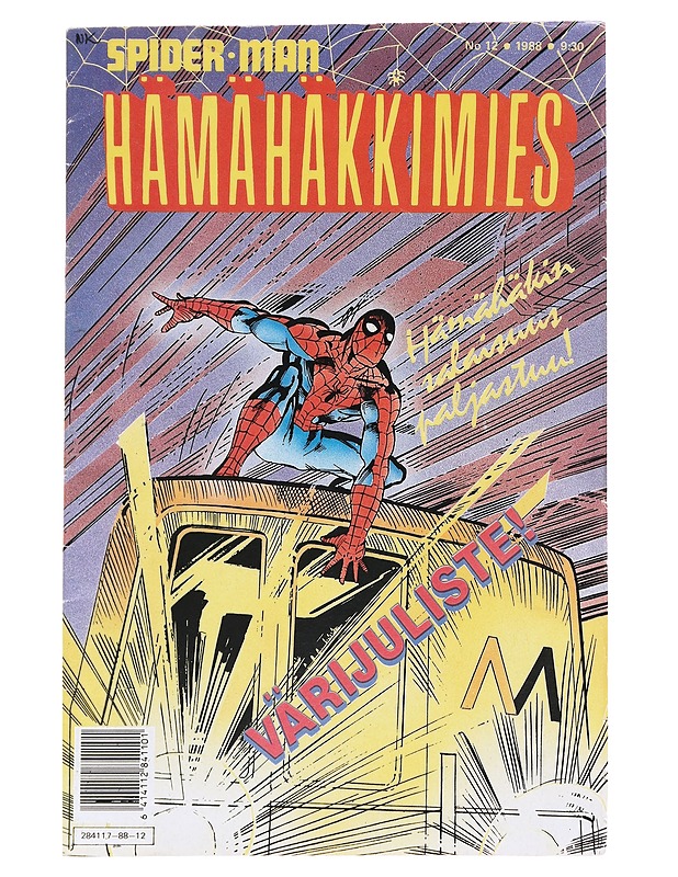 Hämähäkkimies N:o 12/1988 - Sarjakuvat - 10105612483 - 0