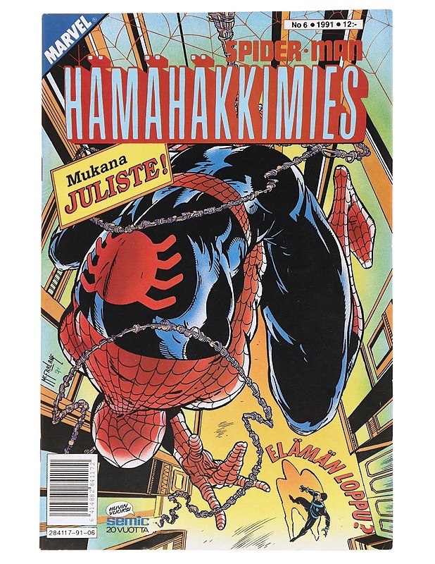 Hämähäkkimies N:o 6/1991 - Sarjakuvat - 10105612523 - 0