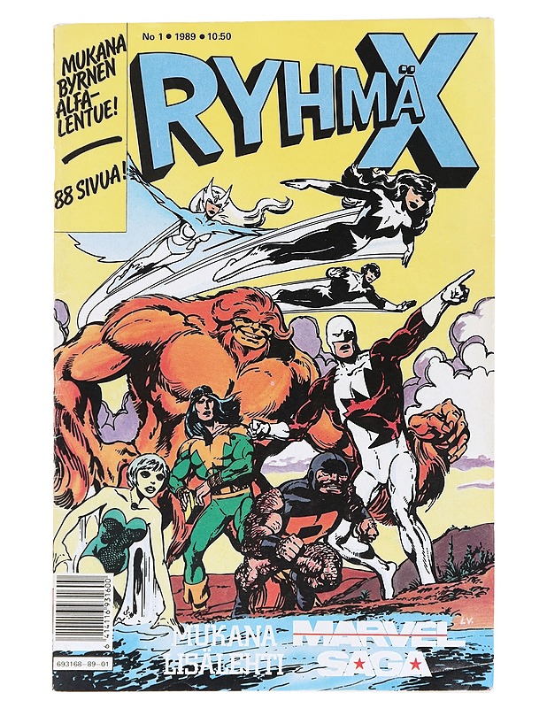 Ryhmä-X 1/89 - Sarjakuvat - 10105612540 - 0