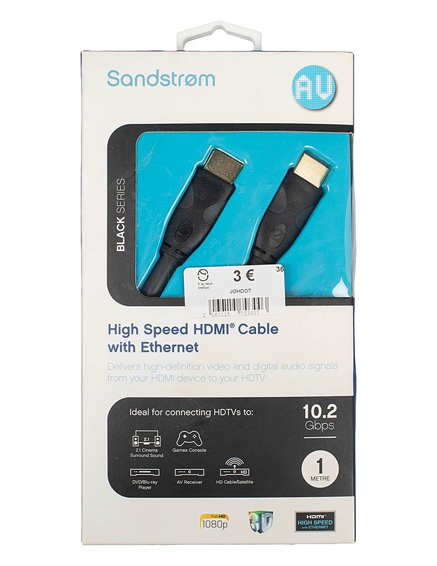 SSANDSTRØm High Speed HDMI Cable with Ethernet  - Muu elektroniikka - 10105612612 - 0