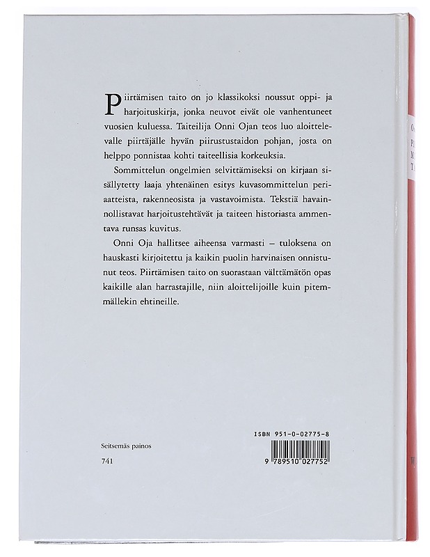 Piirtämisen taito - Onni Oja - Kirja lahjaksi - 10105612622 - 1