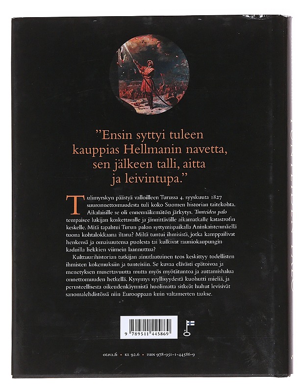 Tunteiden palo / Turku liekeissä 1827 - Hannu Salmi - Historiakirjat - 10105612719 - 1