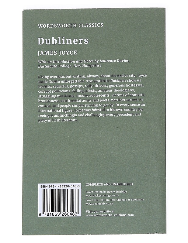 Dubliners - James Joyce - Kaunokirjallisuus - 10105612750 - 1