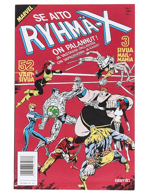 Ryhmä-X 1/91 - Sarjakuvat - 10105612805 - 0