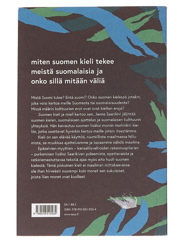 Suomen kieli ja mieli - Janne Saarikivi - Tietokirjat ja oppaat - 10105612833 - 1