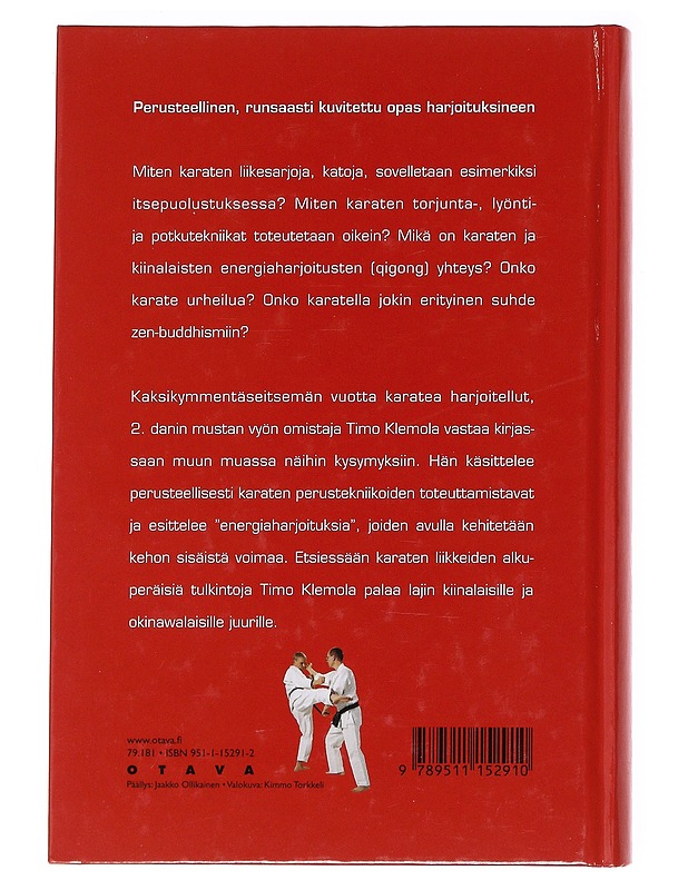 Zen-karate - Timo Klemola - Harrastekirjat - 10105612836 - 1