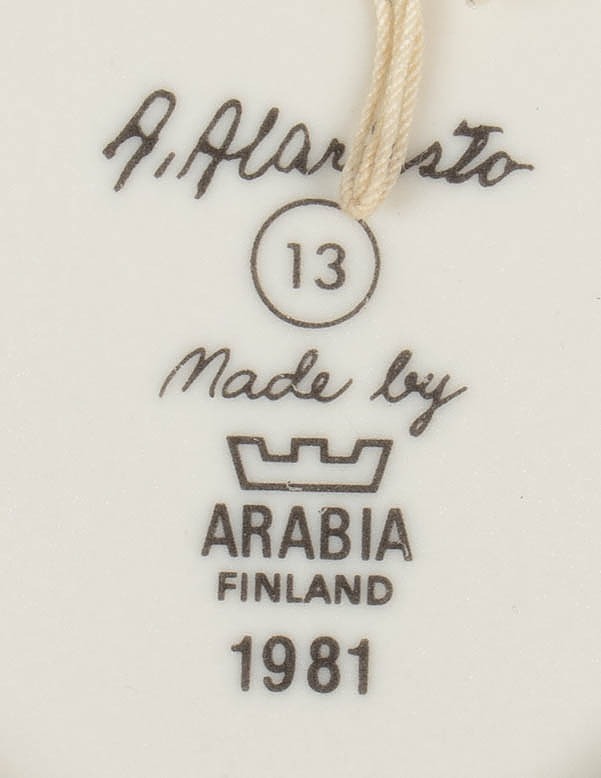 ARABIA Lappi Kotakylä talvella seinälautanen - Designsuosikit - 10105612843 - 2