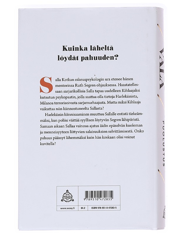 Sisilialainen puolustus - Vera Vala - Kaunokirjallisuus - 10105612845 - 1