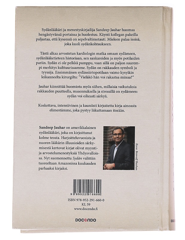 Sydän : historia - Jauhar, Sandeep - Tietokirjat - 10105612852 - 1