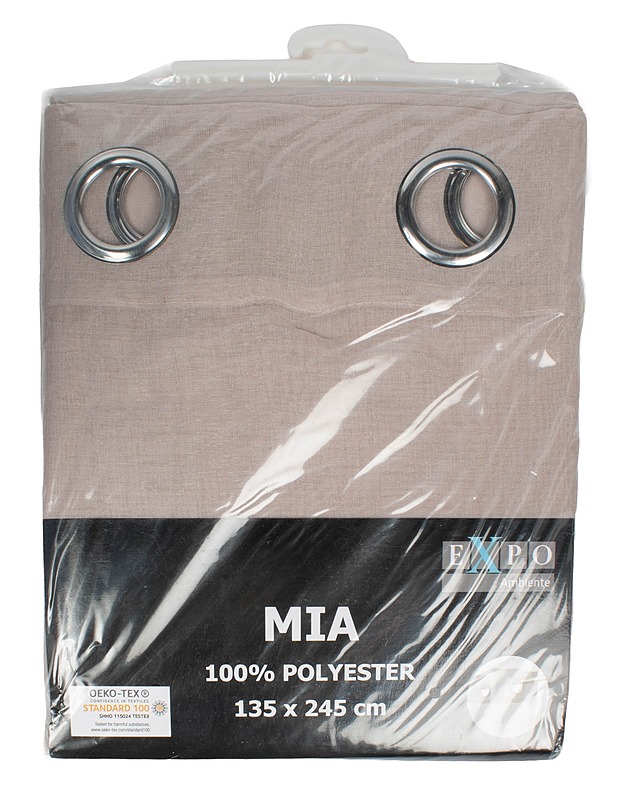EXPO AMBIENTE Mia rengasverho, 135x245 cm - Verhot ja kapat - 10105612882 - 0
