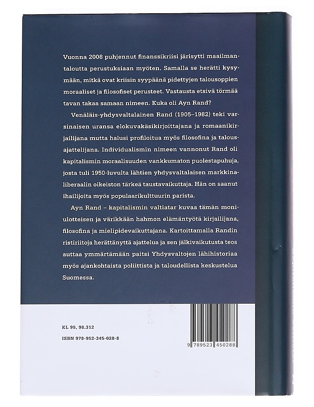 Ayn Rand: Kapitalismin valtiatar - Jussi Jalonen - Elämäkerrat ja muistelmat - 10105612896 - 1