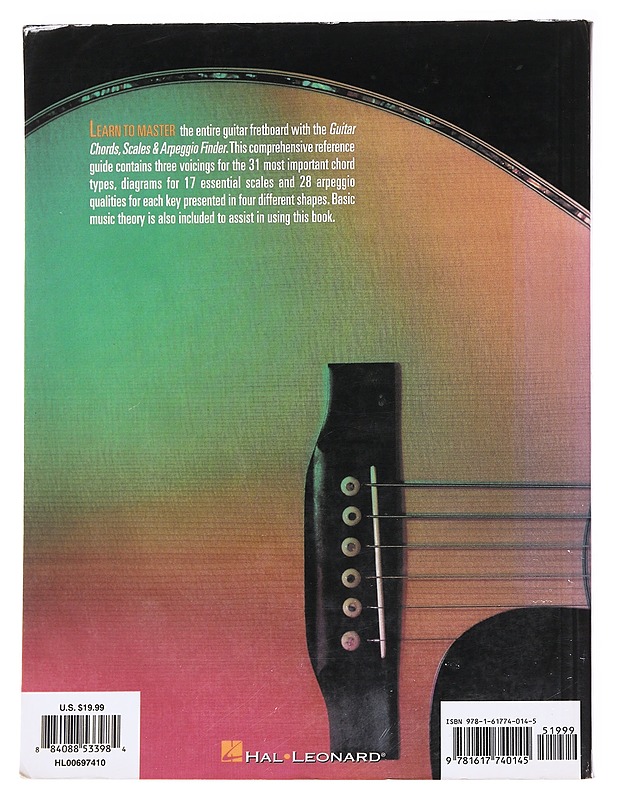 Chord, Scale & Arpeggio Finder - Hal Leonard  - Musiikki- ja elokuvakirjat - 10105612926 - 1