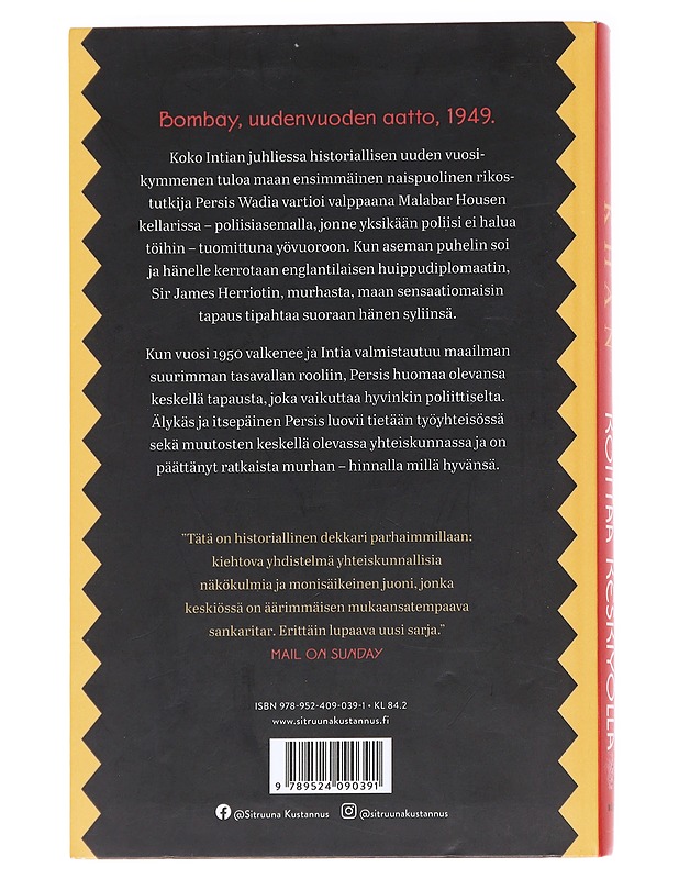 Kuolema koittaa keskiyöllä - Khan, Vaseem - Romaanit ja novellit - 10105612929 - 1