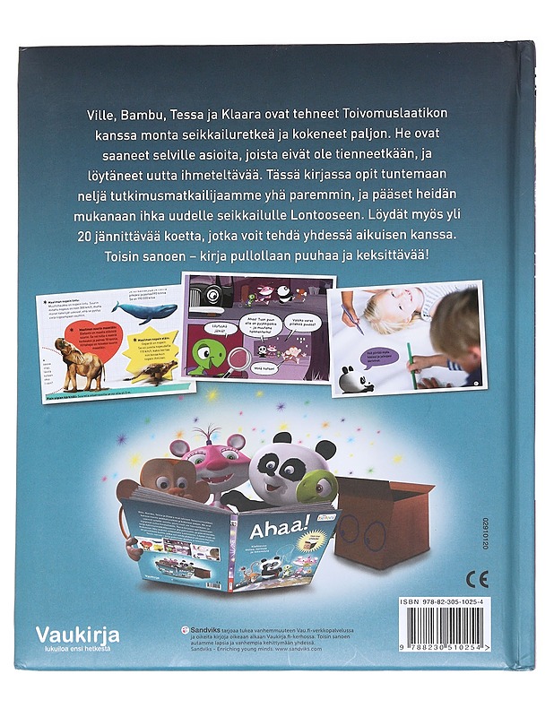 Ahaa! : kiehtovaa tietoa, tarinaa, tekemistä - Eli A. Cantillon - Lastenkirjat - 10105612949 - 1