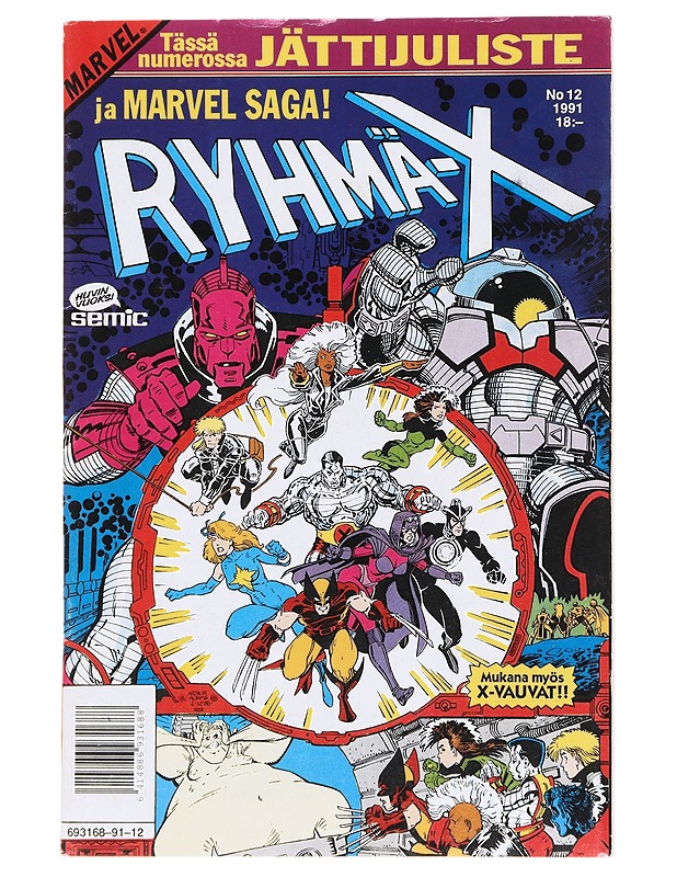 Ryhmä-X 12/1991 - Sarjakuvat - 10105612979 - 0