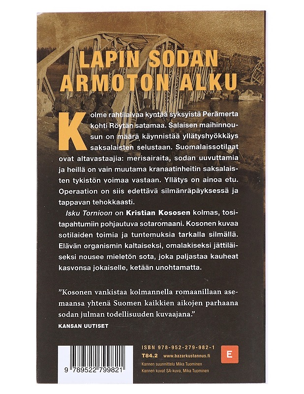 Isku Tornioon - Kristian Kosonen - Romaanit ja novellit - 10105612995 - 1