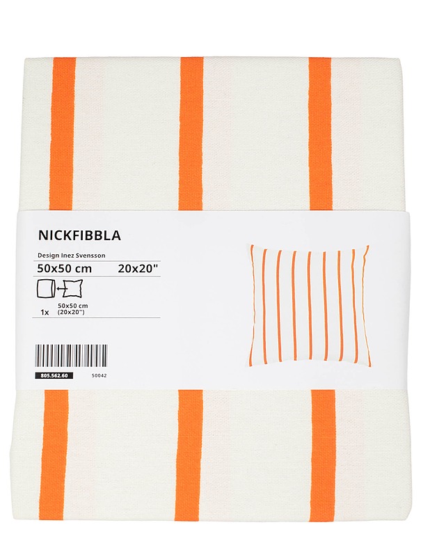IKEA Nickfibbla koristetyynynpäällinen, 50x50 cm - Muut kodintekstiilit - 10105613005 - 0