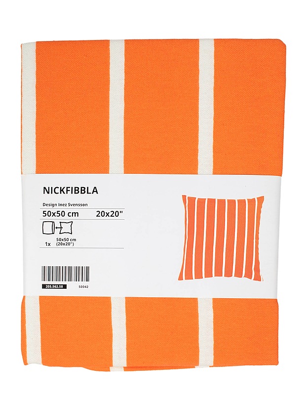 IKEA Nickfibbla koristetyynynpäällinen, 50x50 cm - Muut kodintekstiilit - 10105613009 - 0