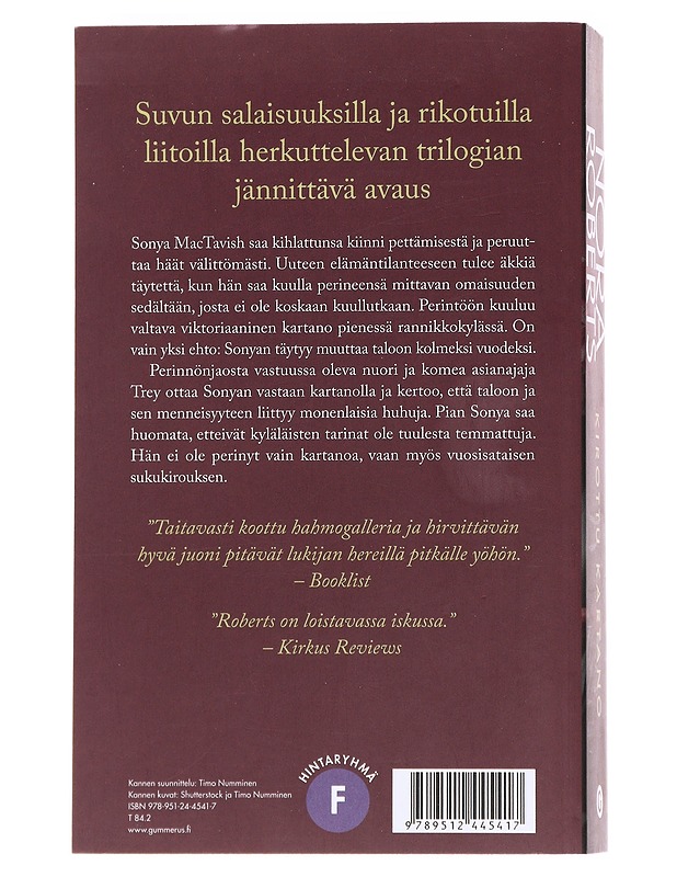 Kirottu kartano - Roberts, Nora - Romaanit ja novellit - 10105613022 - 1