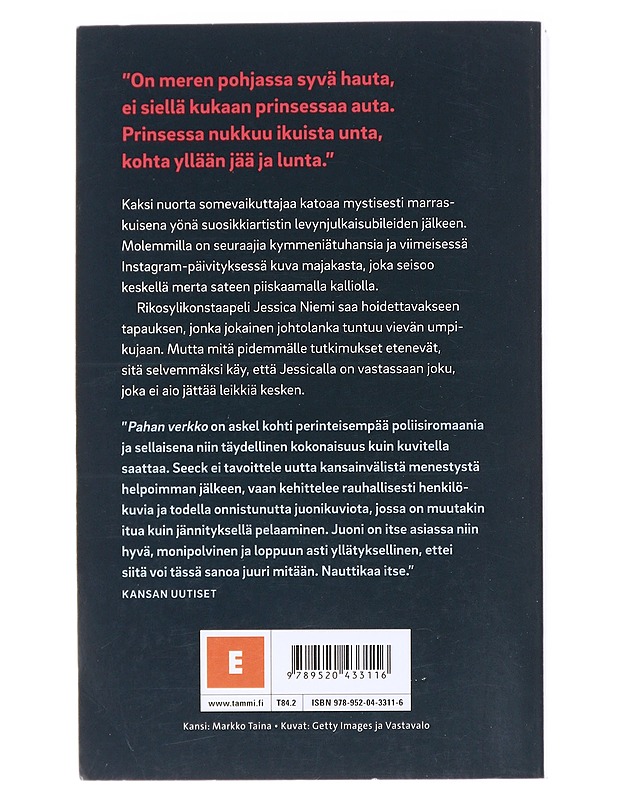 Pahan verkko - Max Seeck - Romaanit ja novellit - 10105613023 - 1