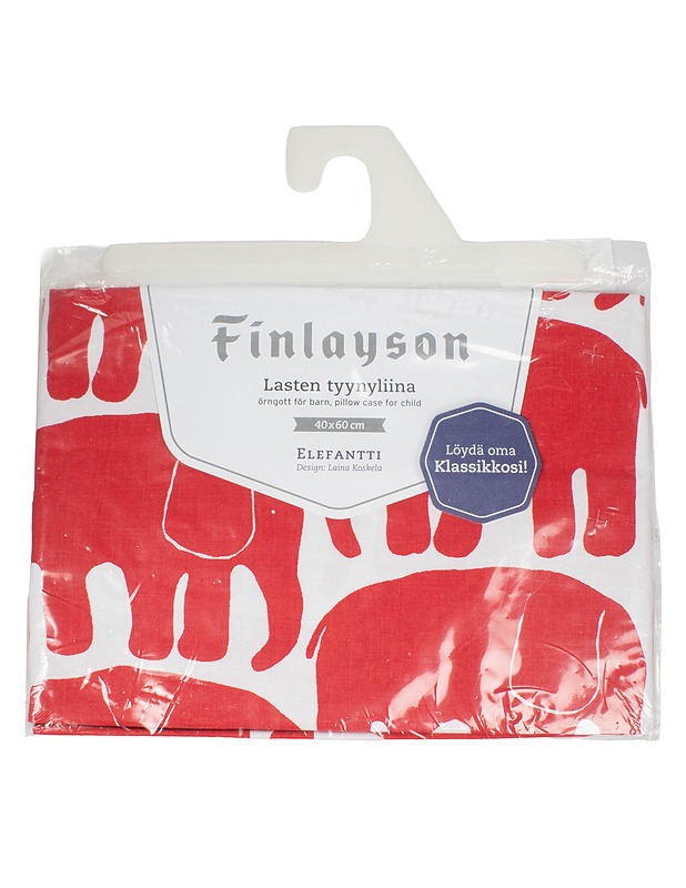 FINLAYSON Elefantti lasten tyynyliina, 40x60 cm - Designsuosikit - 10105613033 - 0