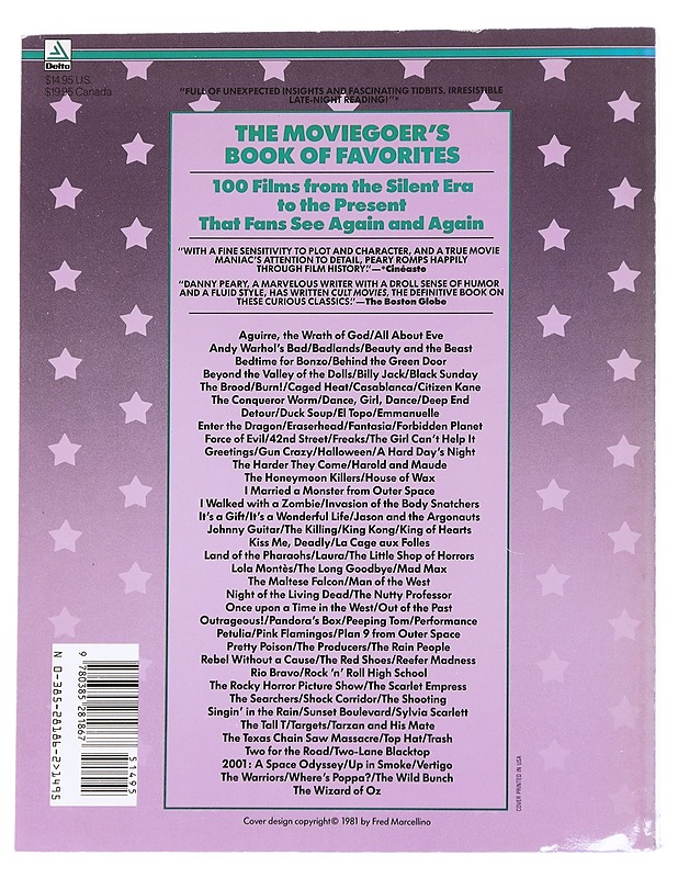 Cult movies. [1] : the classics, the sleepers, the weird, and the wonderful - Danny Peary - Tietokirjat - 10105613099 - 1