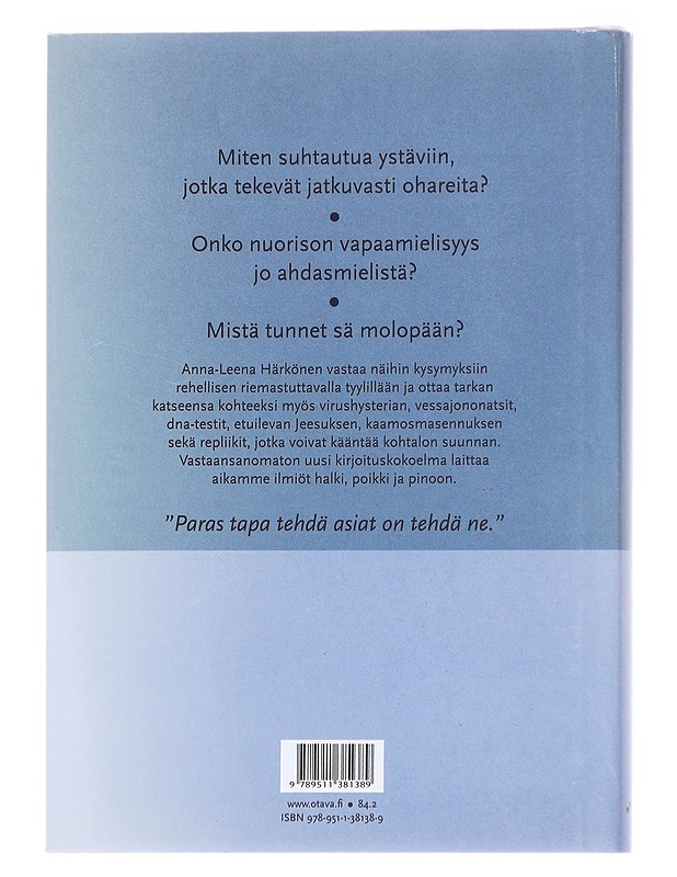Olis niin kiva ja muita kirjoituksia - Anna-Leena Härkönen - Romaanit ja novellit - 10105613116 - 1