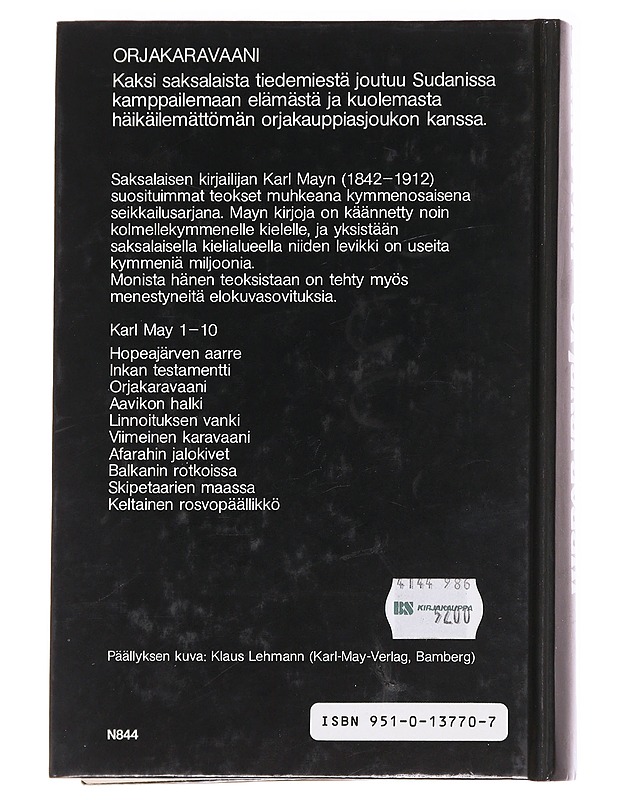 Orjakaravaani - May, Karl - Nuorten kirjat - 10105613125 - 1