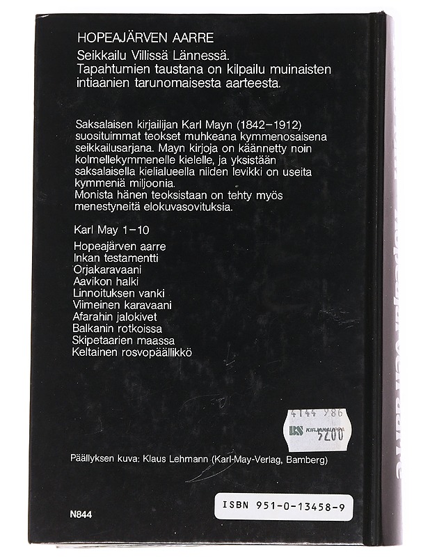 Hopeajärven aarre - May, Karl - Tietokirjat ja oppaat - 10105613132 - 1