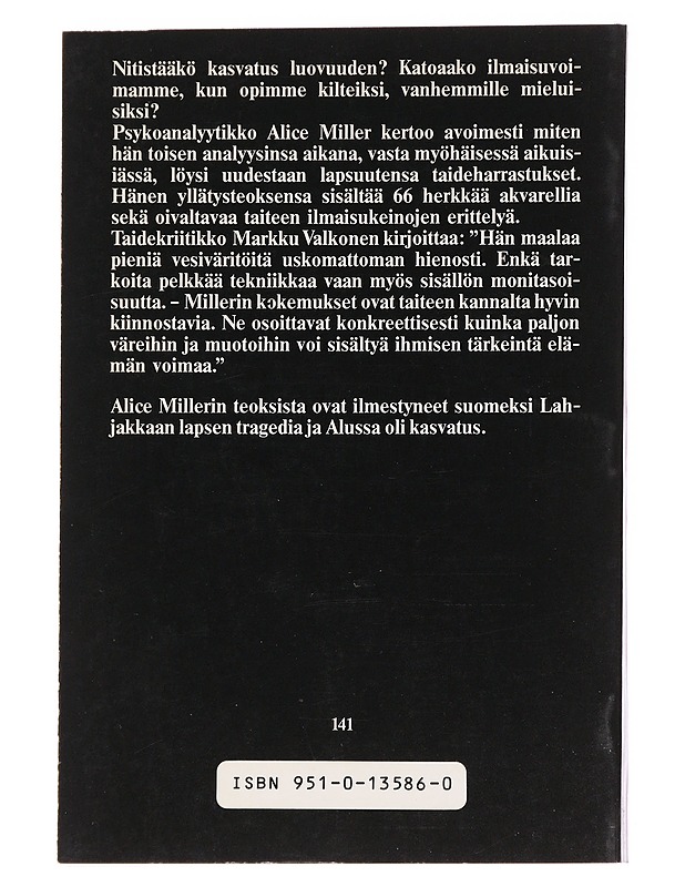 Lapsuuden kuvia : 66 akvarellia ja essee - Miller, Alice - Taide- ja kulttuurikirjat - 10105613149 - 1