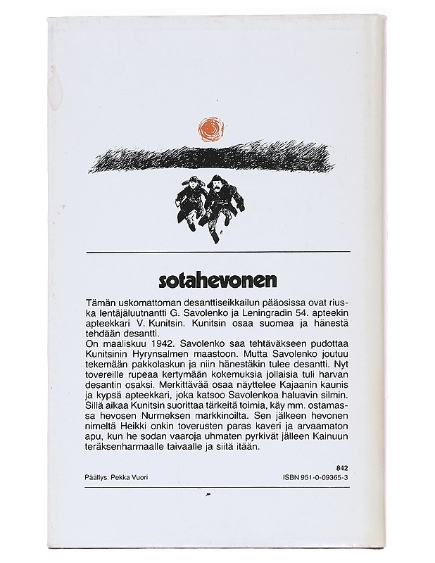 Sotahevonen / romaani - Arto Paasilinna - Romaanit ja novellit - 10105613154 - 1