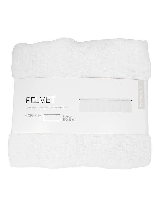 RUSTA Home Pelmet kappa, 250x45 cm - Verhot ja kapat - 10105613199 - 0