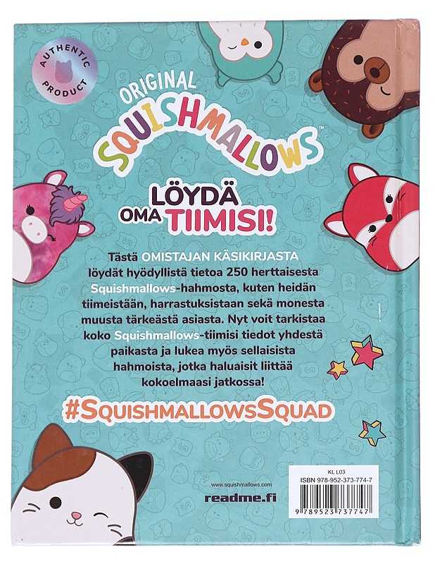 Original squishmallows / omistajan käsikirja - Rissanen, Irma - Tietokirjat ja oppaat - 10105613236 - 1