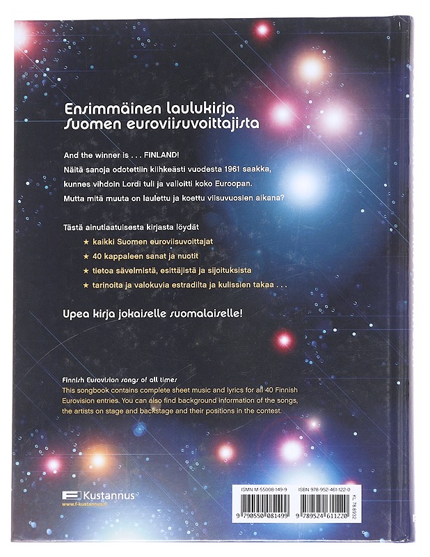 Suomen euroviisut kautta aikojen - Kaivanto, Petri - Kirja lahjaksi - 10105613242 - 1