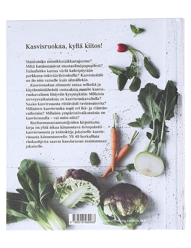 Kasvisruokaa viisaasti - Voutilainen, Eeva - Ruokakirjat - 10105613312 - 1